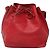 Noe LOUIS VUITTON Borsa a Spalla Petit Noé Epi Rossa M44107 LV Auth th6293 Rosso - vista 13