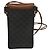 Céline CELINE Borsa a spalla per cellulare Triomphe PVC Nera Auth 138351 Nero - vista 2