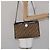 Borsa a Spalla in Tela Trotter Christian Dior Marrone Oro Auth 138805 D'oro - vista 19