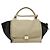 Edge Céline Borsa a mano Trapeze CELINE in pelle e camoscio 2 in 1 beige nero oro Auth bs28736 D'oro - vista 13