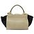 Edge Céline Borsa a mano Trapeze CELINE in pelle e camoscio 2 in 1 beige nero oro Auth bs28736 D'oro - vista 2