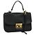 Borsa a mano Miu Miu in pelle 2 in 1 nera e oro Auth 138148 Nero D'oro