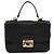 Borsa a mano Miu Miu in pelle 2 in 1 nera e oro Auth 138148 Nero D'oro - vista 13