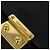 Borsa a mano Miu Miu in pelle 2 in 1 nera e oro Auth 138148 Nero D'oro - vista 21