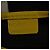 Céline Borsa a spalla CELINE in pelle gialla argento autentica 138823 Giallo - vista 12
