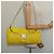Céline Borsa a spalla CELINE in pelle gialla argento autentica 138823 Giallo - vista 22