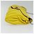 Céline Borsa a spalla CELINE in pelle gialla argento autentica 138823 Giallo - vista 4