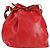 Noe LOUIS VUITTON Borsa a Spalla Petit Noé Epi Rossa M44107 LV Auth 136852 Rosso