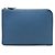 Clutch in pelle blu Hermès