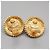 Chanel Vintage Round Chain Clip-On Metal with Faux Pearl Golden - Ansicht 2