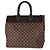 Louis Vuitton Damier Ébène Tela Greenwich PM Marrone - vista 2