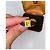 Gemelli Paco Rabanne Logo in Metallo Dorato e Resina Marrone Gold hardware - vista 5