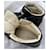Chanel Sneakers alte con logo CC Nero Blu Blu navy Blu scuro  - vista 12