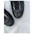 Chanel Sneakers alte con logo CC Nero Blu Blu navy Blu scuro  - vista 3
