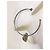 Orecchini cerchio acciaio argento DOLCE & GABBANA cuore con swarovski - vista 12