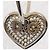 Orecchini cerchio acciaio argento DOLCE & GABBANA cuore con swarovski - vista 4