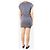 Brunello Cucinelli Vestido mini sin mangas de cachemira gris - talla M - vista 2