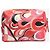 Emilio Pucci Borsa da trucco rossa e rosa Rosso - vista 2