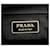 Prada Borsa a Tracolla Nera in Tessuto con Zip Nero - vista 5