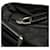Prada Borsa a Tracolla Nera in Tessuto con Zip Nero - vista 8