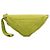 Clutch de muñeca de lona verde Canapa con logo triangular Prada Verde oliva