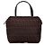 Fendi Braune Mini Zucchino Canvas Handtasche Dunkelbraun