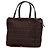 Fendi Braune Mini Zucchino Canvas Handtasche Dunkelbraun - Ansicht 2