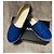 Espadrillas Chanel in pelle blu - vista 4