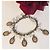 Pulsera vintage DOLCE & GABBANA con charms de camafeo de estilo victoriano Plata - vista 3