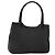 PRADA Tote Bag Wildleder Grau Silber Auth 139262 Braun