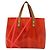 LOUIS VUITTON Borsa Reade PM Monogram Vernis Fluo Rosa Arancio M91903 Auth 137397 Arancione - vista 13