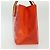 LOUIS VUITTON Borsa Reade PM Monogram Vernis Fluo Rosa Arancio M91903 Auth 137397 Arancione - vista 4