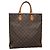 LOUIS VUITTON Borsa Sac Plat Monogram M51140 LV Auth 138172 Monogramma