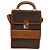 Céline Borsa a Spalla in Tela Macadam CELINE in Pelle PVC Marrone Oro Auth bs28466 D'oro - vista 13