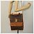 Céline Borsa a Spalla in Tela Macadam CELINE in Pelle PVC Marrone Oro Auth bs28466 D'oro - vista 28