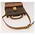 Céline Borsa a Spalla in Tela Macadam CELINE in Pelle PVC Marrone Oro Auth bs28466 D'oro - vista 7