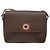 Céline Borsa a Spalla in Tela Macadam CELINE in Pelle PVC Marrone Oro Auth 139442 D'oro - vista 13