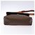 Céline Borsa a Spalla in Tela Macadam CELINE in Pelle PVC Marrone Oro Auth 139442 D'oro - vista 5