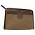 GUCCI Clutch Micro GG Supreme PVC Beige 67 039 5465 Auth 133508