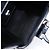 Borsa a mano Gancini in pelle nera e argento di Salvatore Ferragamo Auth 137178 Nero - vista 10
