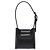 Borsa a mano Gancini in pelle nera e argento di Salvatore Ferragamo Auth 137178 Nero - vista 2