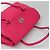 Borsa a Spalla LOEWE in Pelle Rosa Argento Autentica 138559 - vista 6