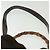 Borsa a mano in nylon Gucci Bamboo 2 vie marrone argento 001 2113 1577 Auth ep9917 - vista 15