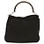 Borsa a mano in nylon Gucci Bamboo 2 vie marrone argento 001 2113 1577 Auth ep9917 - vista 2