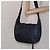 Salvatore Ferragamo Gancini Shoulder Bag Leather Navy Gold Auth 138329 Golden Navy blue - view 20