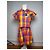 Vintage Yves Saint Laurent Karierter Twin Set Mehrfarben
