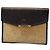 Vintage Loewe Suede / leather Card Holder Brown
