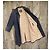 Impermeable Burberry Azul Marino Corte Raglán - vista 5