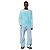 T-shirt Diesel maniche lunghe blu acid-wash cotone - vista 6