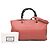 Bamboo Borsa shopper media in pelle di vitello rosa con bambù Gucci - vista 13